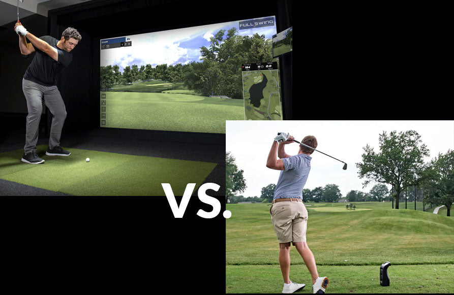 LAUNCH MONITOR VS GOLF SIMULATOR