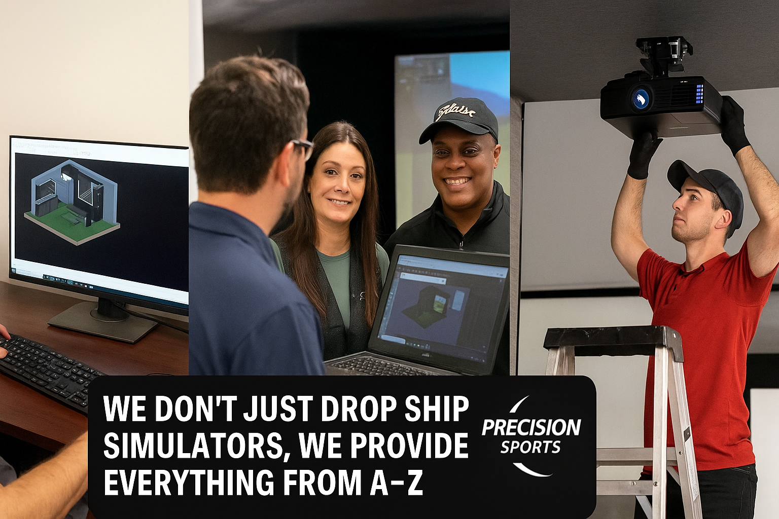 Why We’re More Than a Golf Simulator Store: Precision Sports Delivers Everything from A–Z