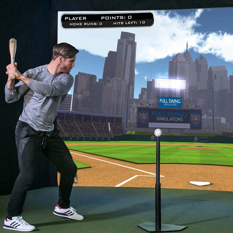 Full swing sports simulator Home run derby baseball game