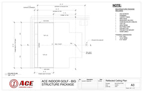 ACE Pro Golf Simulator Enclosure Kit