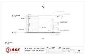 ACE Pro Golf Simulator Enclosure Kit
