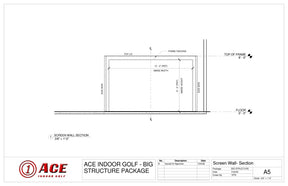 ACE Pro Golf Simulator Enclosure Kit