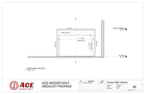 ACE Medalist Golf Simulator Enclosure Kit