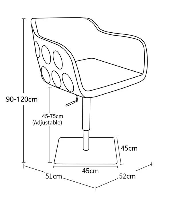 Dimple Bar Stool