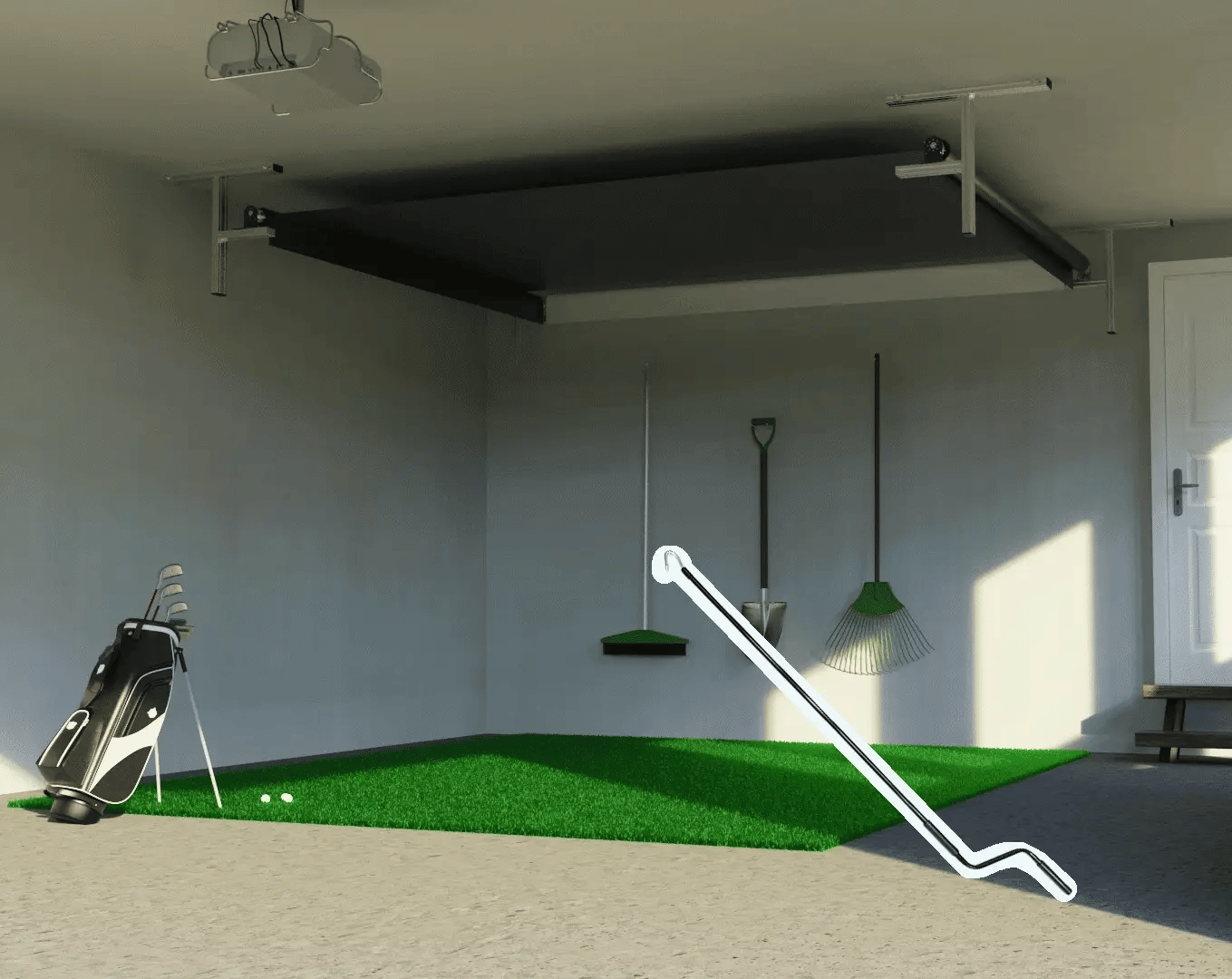 Vanish Series Retractable Golf Enclosure