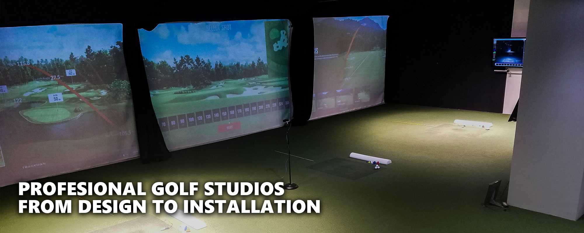 Professional golf studios from design to installation