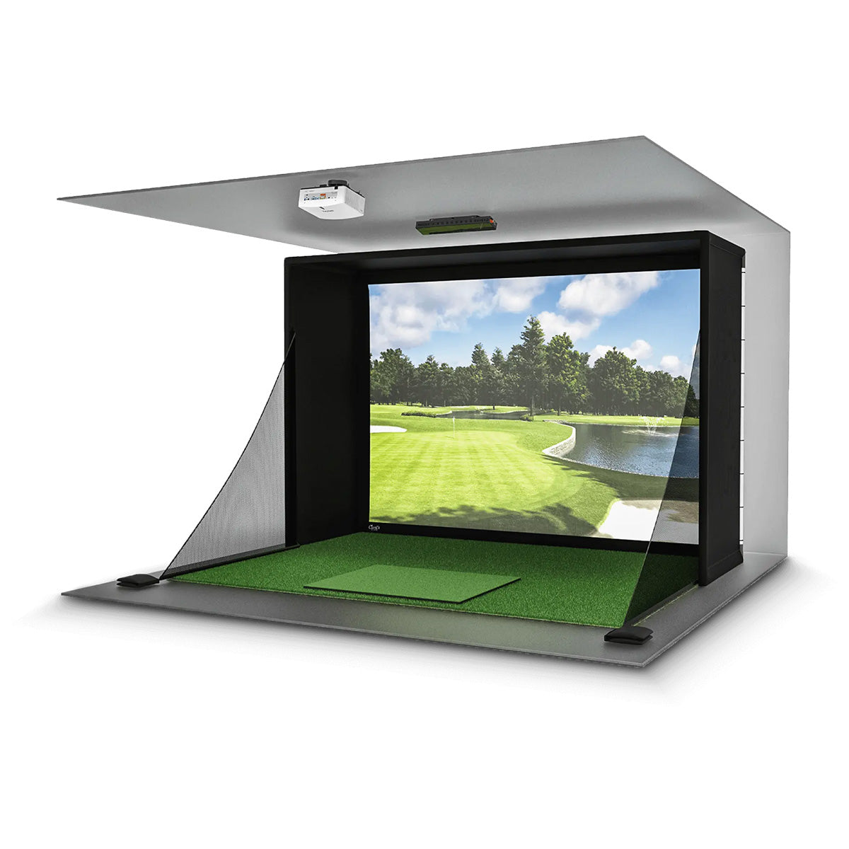 Build Your Own Dream Golf Simulator Enclosure Kit with Impact Screen